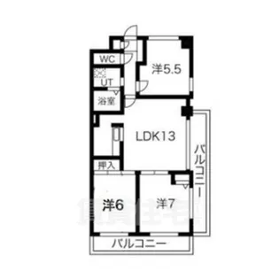 ヒルトップ井上【4階】の間取り