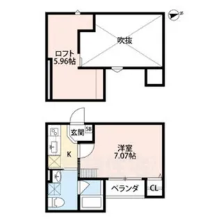 「ウエストヴィレッジⅡ」【2階】の間取り