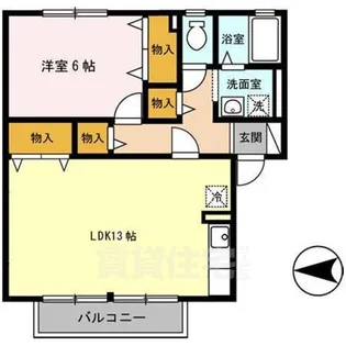 シャルマンコートC棟【2階】の間取り