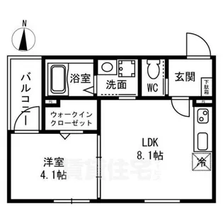 「エフ アセシア カナレ(F asecia Canale)」【3階】の間取り