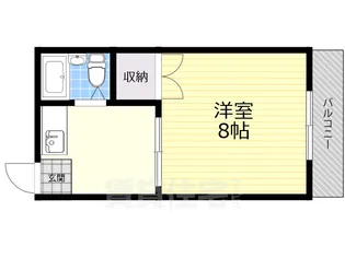大阪府大阪市旭区今市1丁目【マンション】の間取り