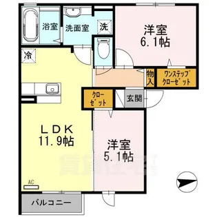 エスポワール【2階】の間取り
