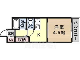 プリマベーラ藤井寺【1502号室】の間取り