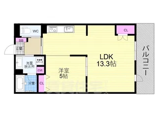 インサイトルポ山科新十条【2階】の間取り