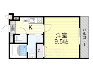 大阪府堺市西区鳳中町1丁【アパート】の間取り