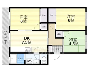 磐手ハイツB棟【30B号室】の間取り