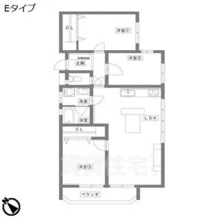 リノヴェール本山【3階】の間取り