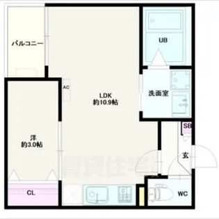 Jack shukuchi 2【3階】の間取り