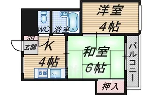 パレス・トミ【2階】の間取り