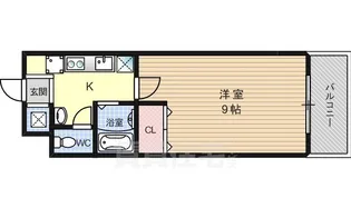 大阪府大阪市西淀川区姫里2丁目【マンション】の間取り