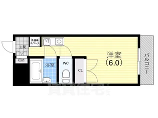 ゴールドリバー板宿【2階】の間取り