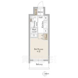 ルネフラッツ庄内通駅前【8階】の間取り