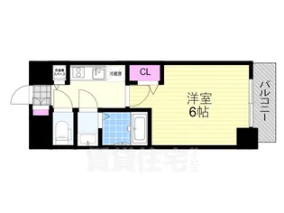 プレサンス塚本駅前【10階】の間取り