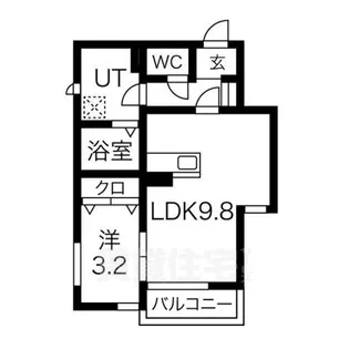 ATLAS KITAHARA EAST【2階】の間取り