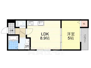 La-Crea曽根【1階】の間取り
