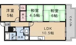 コンフォート清水【3階】の間取り