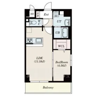 GRANDUKE代官町reverso(レベルソ)【2階】の間取り