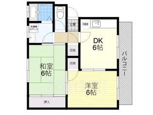 ブラウンハイツ【2階】の間取り