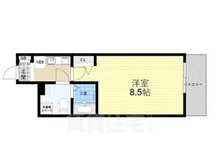 S-FORT西宮【6階】の間取り