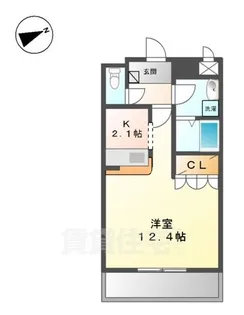 フレッシュパレス堀越【1階】の間取り