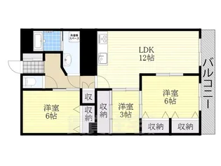 サンなかしま1【4階】の間取り