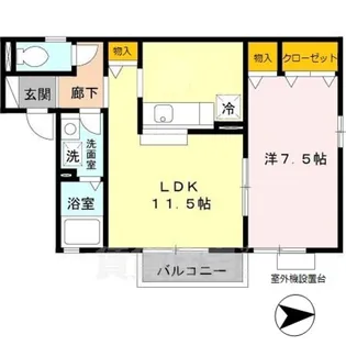 エクセレントステージ【2階】の間取り