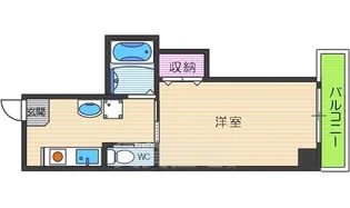 LakiaApartment夙川【3階】の間取り