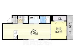 ブライトグランデ大津南志賀【2階】の間取り