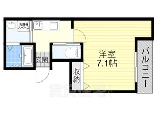 クリアグランツ西宮【1階】の間取り