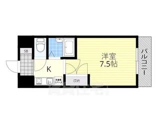 アイランド小野山【1階】の間取り