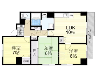 コンタパロス【3階】の間取り