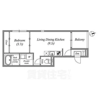 Smart Tree 伏見【3階】の間取り