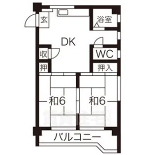 キリン堂ビル【3階】の間取り