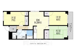 3LDKの間取り画像