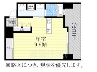 oz alloggio【7階】の間取り