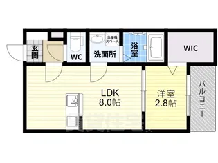 セレーノ藤井寺【2階】の間取り