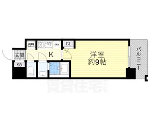 ArtizA堺東【7階】の間取り