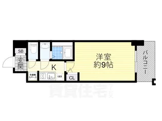 大阪府堺市堺区陵西通【マンション】の間取り