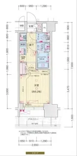 プレサンスジェネ上前津【5階】の間取り