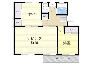 浅香山住宅10号棟【4階】の間取り