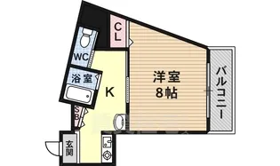 宝ハイツ【5階】の間取り