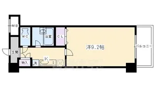 1Kの間取り画像