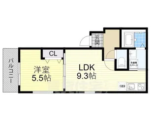 大阪府大阪市東住吉区北田辺6丁目【アパート】の間取り