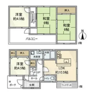 愛知県名古屋市守山区今尻町【一戸建】の間取り
