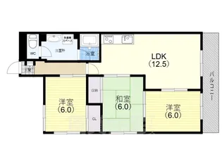 3LDKの間取り画像