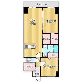 GROOVE上甲子園レジデンス【1階】の間取り