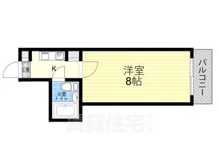 シティハイツ公園東【5階】の間取り
