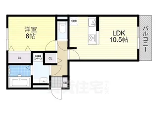 BRANSIA小篠原【2階】の間取り