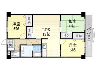 パレーシャル21【3階】の間取り