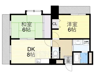 サニーハイツ金田2【3階】の間取り